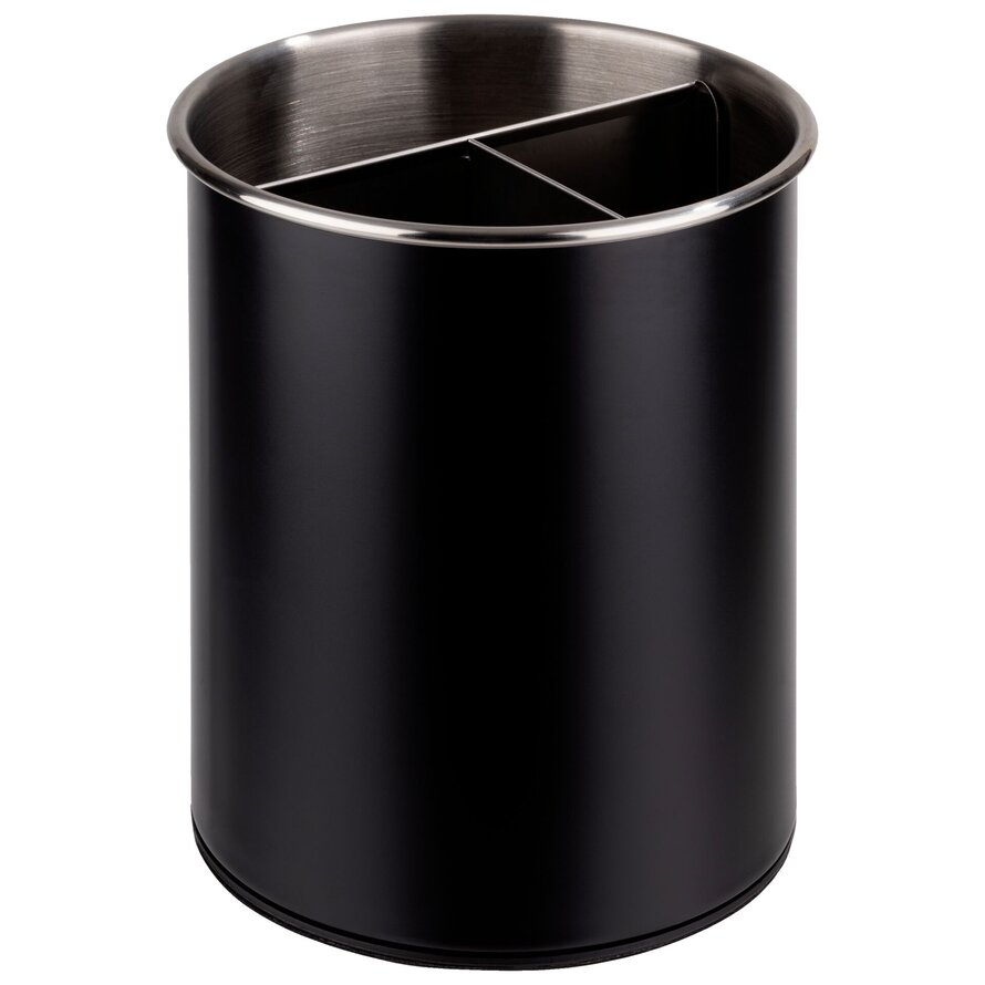 Besteckbehälter, drehbar, Ø 13cm, Edelstahl