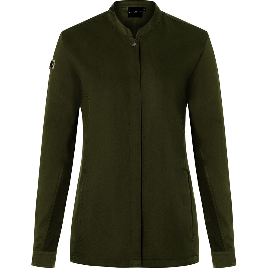 Kochjacke Damen "Green-Generation", moosgrün Größe 36