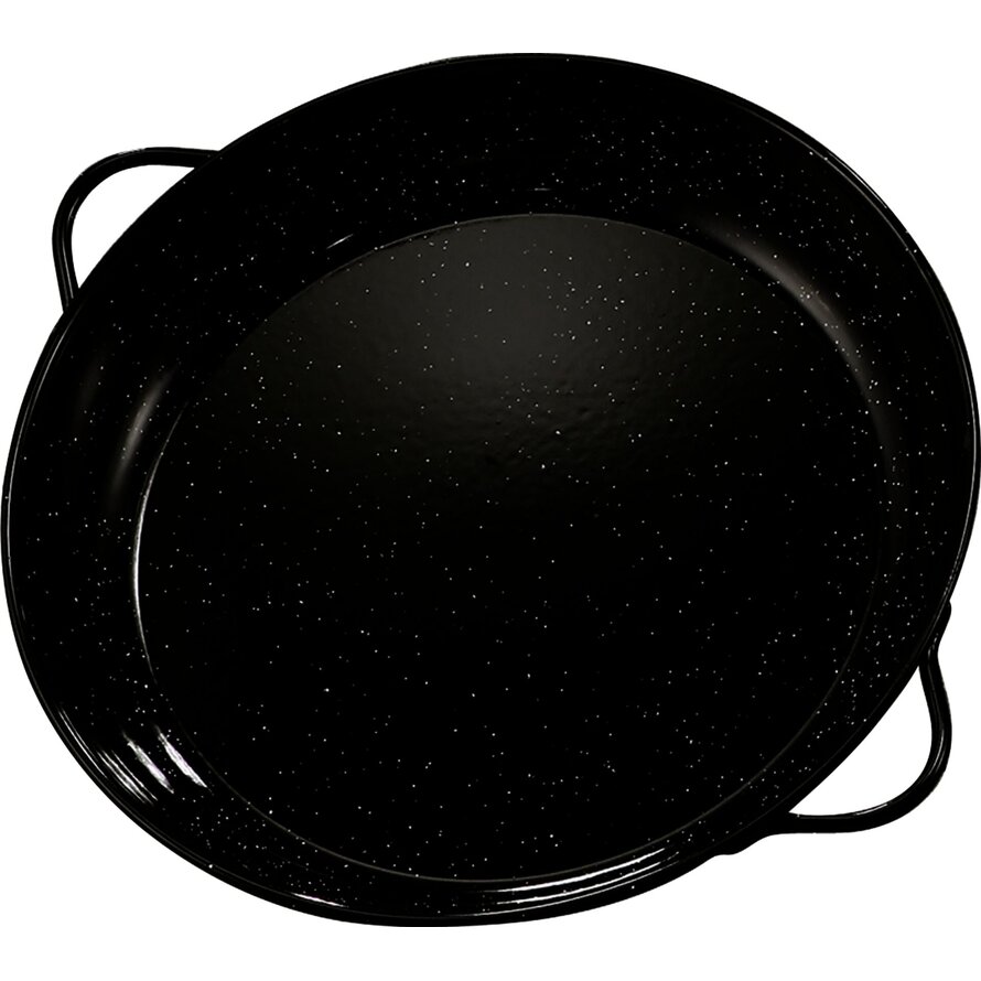 Servierpfanne Stahl, schwarz emailliert Ø 24cm