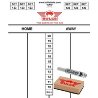 Bull's scoreboard Set 35 x 25