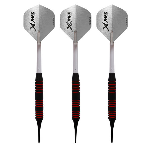 XQMax Darts Lotki Soft XQMax Rubberised Dart zestaw