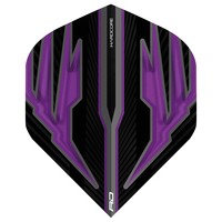 Piórka Red Dragon Hardcore Radical Black & Purple