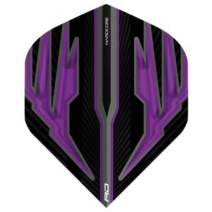 Piórka Red Dragon Hardcore Radical Black & Purple