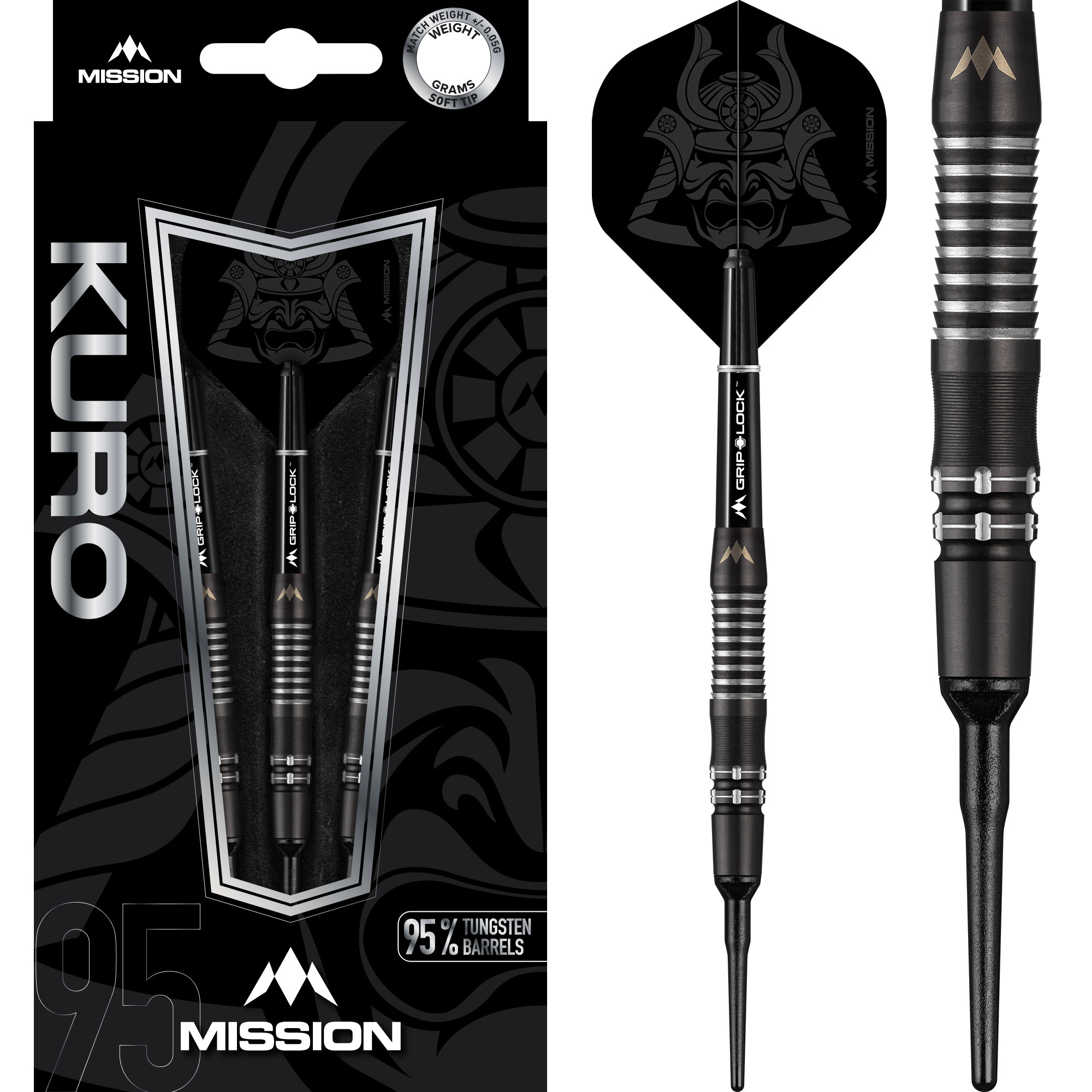 Lotki Soft Mission Kuro Black M2 95