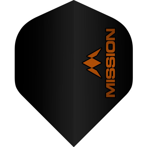 Mission Piórka Mission Logo Std NO2 Black & Orange
