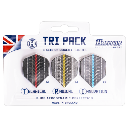 Harrows Piórka Harrows Supergrip s TRI PACK