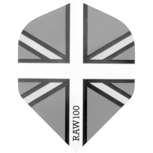 RAW Piórka RAW 100 Union Jack Black & Grey