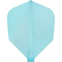 Piórka Cosmo Darts - Fit  Clear Blue Shape