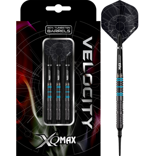 XQMax Darts Lotki Soft XQMax Velocity M4 Aqua 90%