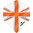 Piórka Mission Alliance 100 White & Orange NO2