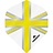 Piórka Mission Alliance 100 White & Yellow NO2