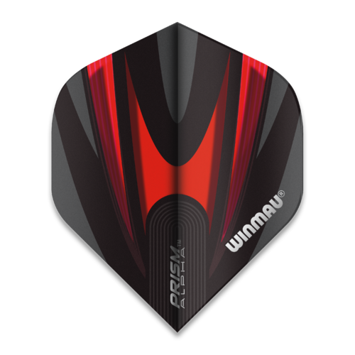 Winmau Piórka Winmau Prism Alpha Extra Thick Black & Red