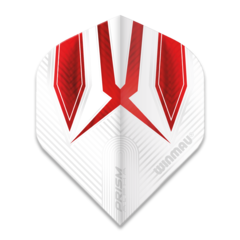 Piórka Winmau Prism Alpha Extra Thick White & Red