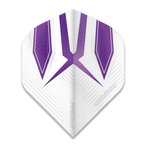 Winmau Piórka Winmau Prism Alpha Extra Thick White & Purple