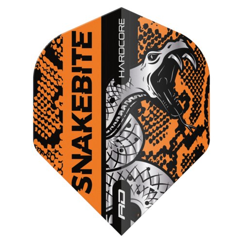 Red Dragon Piórka Red Dragon Peter Wright Hardcore Snakebite Coiled Snake Orange