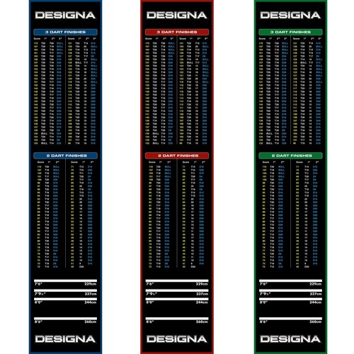 Designa Mata do Darta Designa Dywan - Non Slip Back - 290cm x 60cm