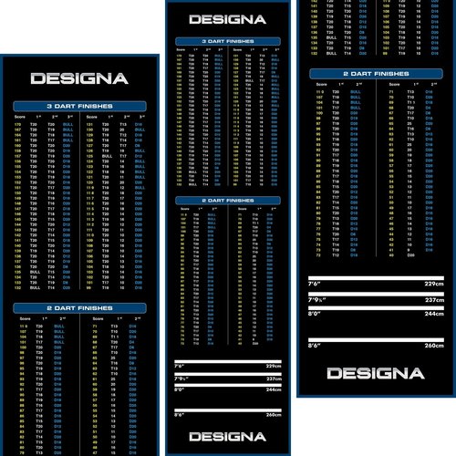 Designa Mata do Darta Designa Dywan - Non Slip Back - 290cm x 80cm