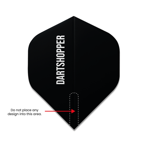 Dartshopper Zaprojektuj Piórka z Tekstem 100 micron