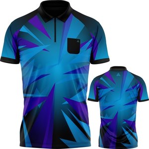 Arraz Shard Koszulka do dart Black & Blue-Purple