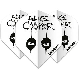 Piórka Winmau Rock Legends Alice Cooper White