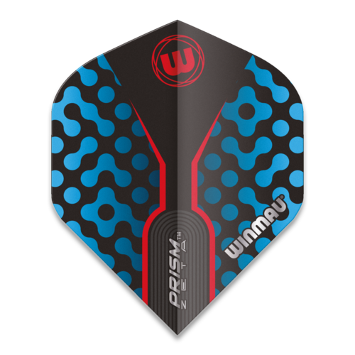 Winmau Piórka Winmau Prism Zeta Black & Blue