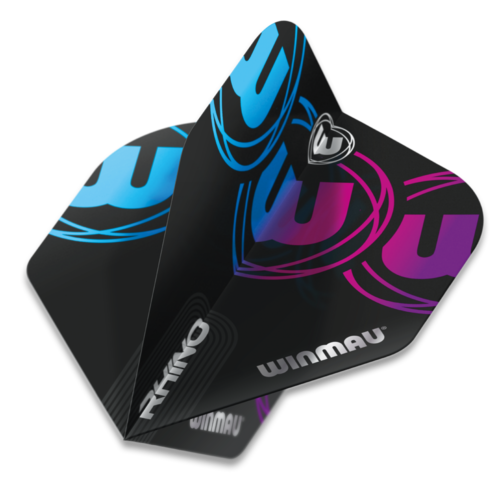 Winmau Piórka Winmau Rhino Extra Thick Logo Gradient Blue V2