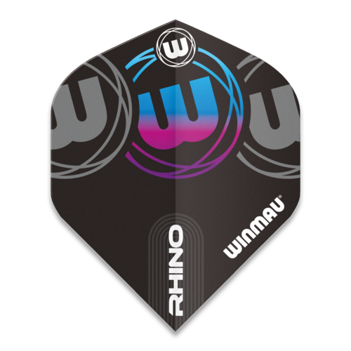 Winmau Piórka Winmau Rhino Extra Thick Logo Gradient Blue V1