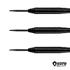 KOTO Lotki 2 KOTO Black Brass Darts + 90 Pieces Accessories