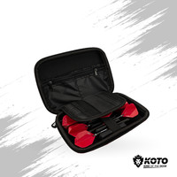 KOTO Kingzip Red & Black Large Dartwallet KOTO KOTO Kingzip Red & Black Large Dartwallet
