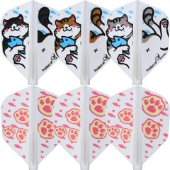 Piórka Cosmo Darts - Fit  AIR Chonker - White Shape