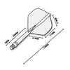 CUESOUL Cuesoul - Tero Flight System AK5 Rost Standard - White Rose Skule