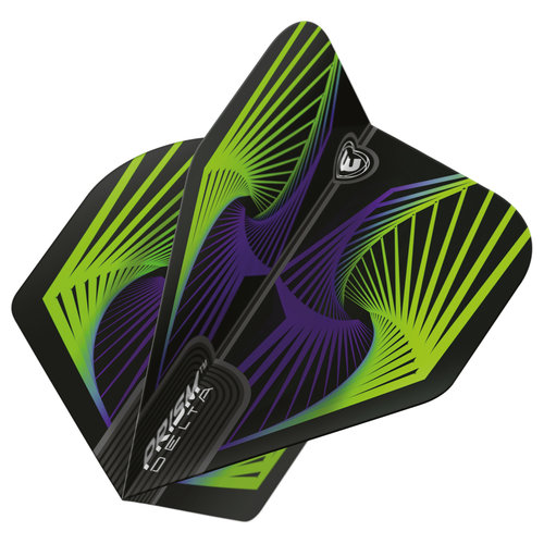 Winmau Piórka Winmau Prism Delta Wave Green & Purple