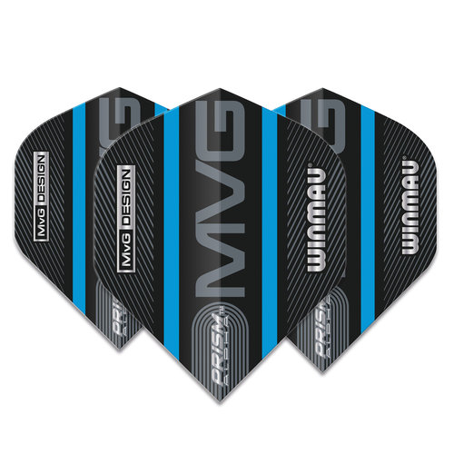 Winmau Piórka Winmau Prism Alpha Black MVG Aqua