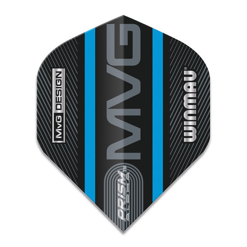 Winmau Piórka Winmau Prism Alpha Black MVG Aqua