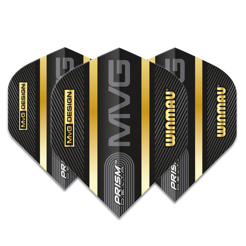 Winmau Piórka Winmau Prism Delta MVG Black/Gold