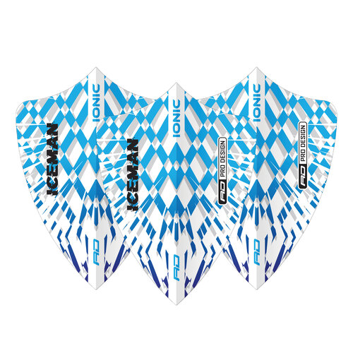 Red Dragon Piórka Red Dragon Gerwyn Price Hardcore Ionic Blue & White Burst Freestyle