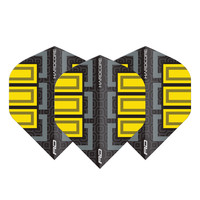 Piórka Red Dragon Hardcore Radical Black & Yellow Blocks
