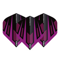Piórka Red Dragon Hardcore Radical Purple & Black Fan