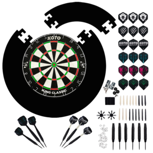 KOTO King Classic Edition + Opona ochronna + KOTO Accessory Kit Steeltip Black 90 sztuk