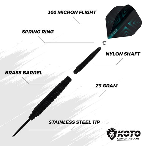 KOTO KOTO King Classic Edition + Opona ochronna + KOTO Accessory Kit Steeltip Black 90 sztuk