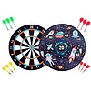 Longfield Darts Tarcze Dwustronna Magnetyczna/Papierowa Kosmosu Dzieci