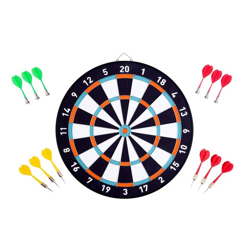 Longfield Darts Tarcze Dwustronna Magnetyczna/Papierowa Kosmosu Dzieci