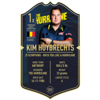 Ultimate Darts Card Kim Huybrechts