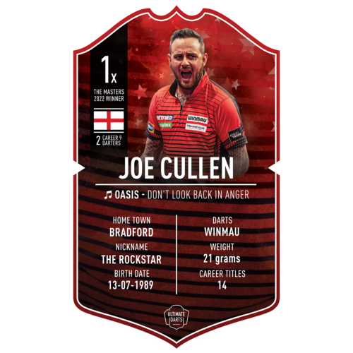 Ultimate Darts Ultimate Darts Card Joe Cullen