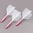 Cuesoul - ROST T19 Integrated Dart Flights - Big Wing - Clear Pink