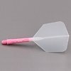 CUESOUL Cuesoul - ROST T19 Integrated Dart Flights - Big Wing - Clear Pink