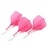 Cuesoul - ROST T19 Integrated Dart Flights - Big Wing - Pink White