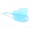 CUESOUL Cuesoul - ROST T19 Integrated Dart Flights - Big Wing - Blue White