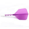 CUESOUL Cuesoul - ROST T19 Integrated Dart Flights - Big Wing - Purple White