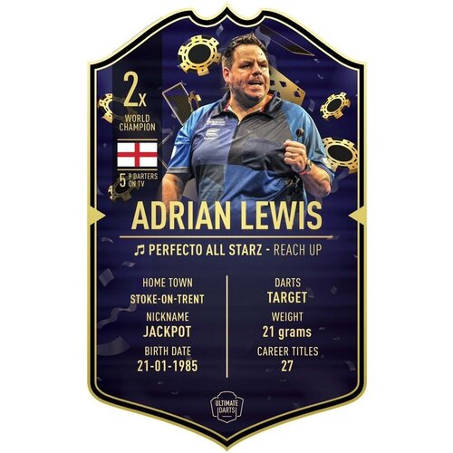 Ultimate Darts Ultimate Darts Card Adrian Lewis